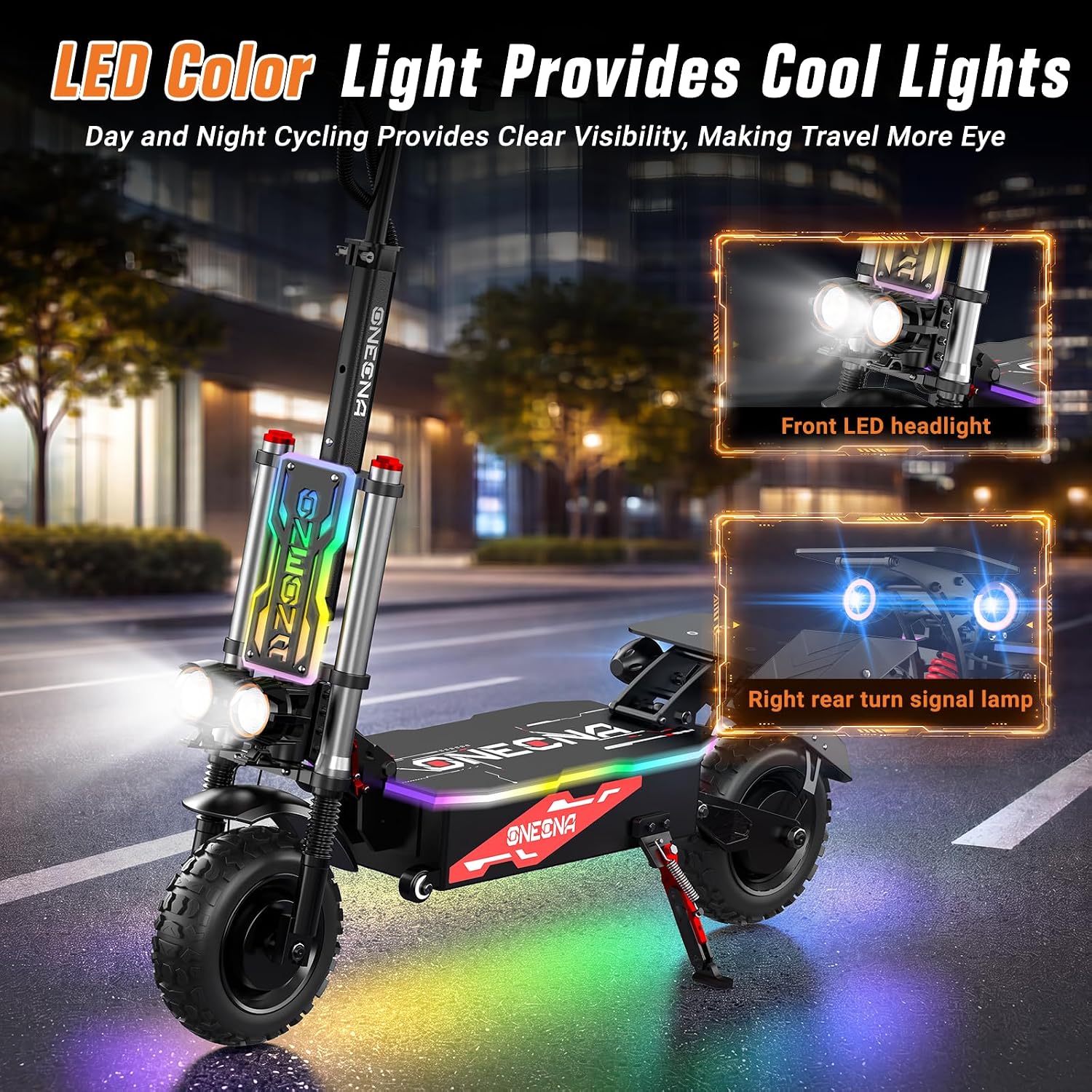 ONEONA GT8, 성인용 접이식 오프로드 전기 스쿠 - 60V 5600W Dual Motor Electric Scooter 리뷰 및 가격